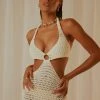 Peppermayo Exclusive Haven Crochet Maxi Dress - White New & Most Loved