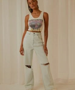 Wrangler New & Most Loved Floral Bones Tank - Vintage White 10 Wrangler New & Most Loved Floral Bones Tank - Vintage White