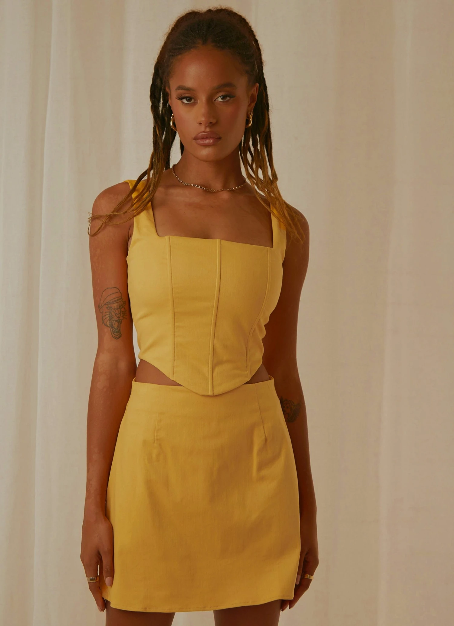 Peppermayo Exclusive New & Most Loved Pastel Skies Bustier Top - Mango 5 Peppermayo Exclusive New & Most Loved Pastel Skies Bustier Top - Mango