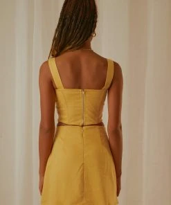 Peppermayo Exclusive New & Most Loved Pastel Skies Bustier Top - Mango 11 Peppermayo Exclusive New & Most Loved Pastel Skies Bustier Top - Mango