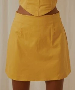 Peppermayo Exclusive New & Most Loved Rooftop Drinks Mini Skirt - Mango