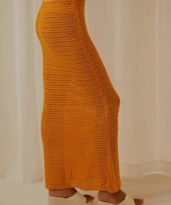 Peppermayo Exclusive New & Most Loved Aloha Shores Crochet Maxi Skirt - Mango 10 Peppermayo Exclusive New & Most Loved Aloha Shores Crochet Maxi Skirt - Mango