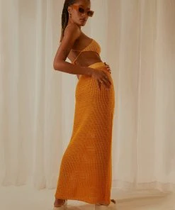 Peppermayo Exclusive New & Most Loved Aloha Shores Crochet Maxi Skirt - Mango 8 Peppermayo Exclusive New & Most Loved Aloha Shores Crochet Maxi Skirt - Mango