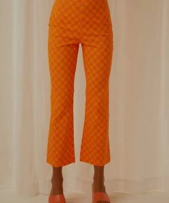 Peppermayo Runway Show Pants - Bright Orange