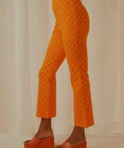 Peppermayo Runway Show Pants - Bright Orange
