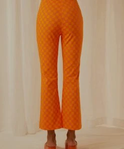 Peppermayo Runway Show Pants - Bright Orange