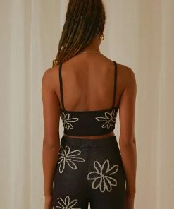 Peppermayo Sorella Knit Crop - Black