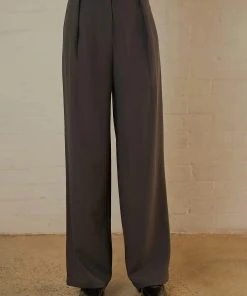 4th & Reckless Bennet Trouser - Dark Grey New & Most Loved