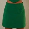 Peppermayo Exclusive Rooftop Drinks Mini Skirt - Jade Green 2 Peppermayo Exclusive Rooftop Drinks Mini Skirt - Jade Green