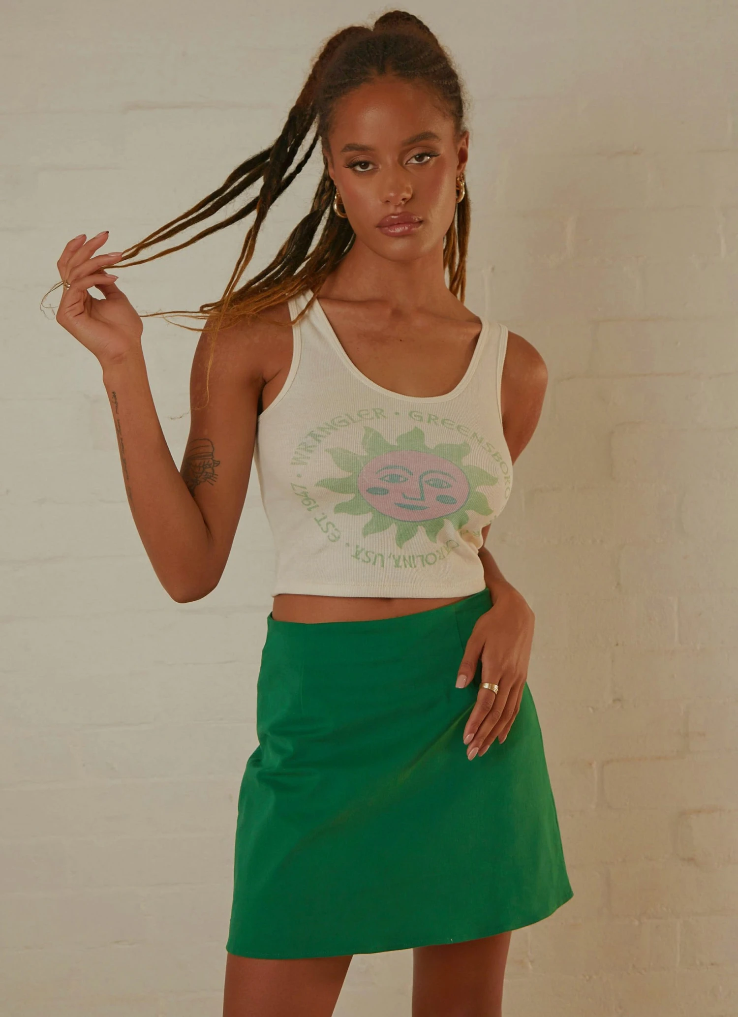 Wrangler New & Most Loved By The Sun Tank - Ecru 3 Wrangler New & Most Loved By The Sun Tank - Ecru