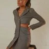 4th & Reckless Josilyn Blazer Dress - Grey 2 4th & Reckless Josilyn Blazer Dress - Grey