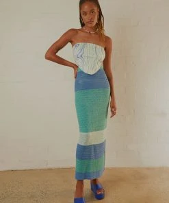 Peppermayo Peretti Crop Top - Blue Multi 10 Peppermayo Peretti Crop Top - Blue Multi