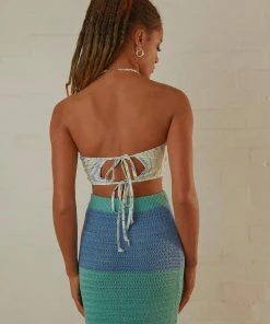 Peppermayo Peretti Crop Top - Blue Multi 12 Peppermayo Peretti Crop Top - Blue Multi