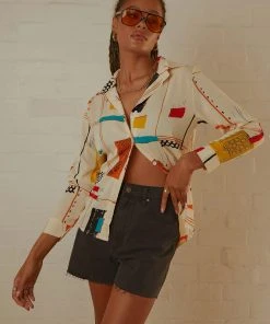 Peppermayo New & Most Loved Amalfi Sunsets Shirt - Multi Print