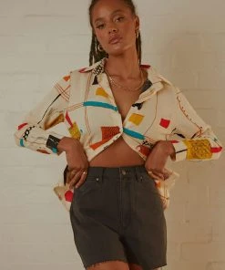 Wrangler Hi Bells Short - Black Rock New & Most Loved