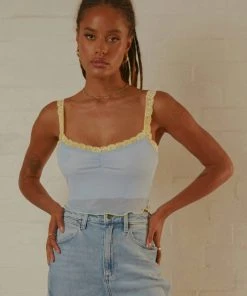 Peppermayo New & Most Loved Take It To Heart Crop Top - Powder Blue 10 Peppermayo New & Most Loved Take It To Heart Crop Top - Powder Blue
