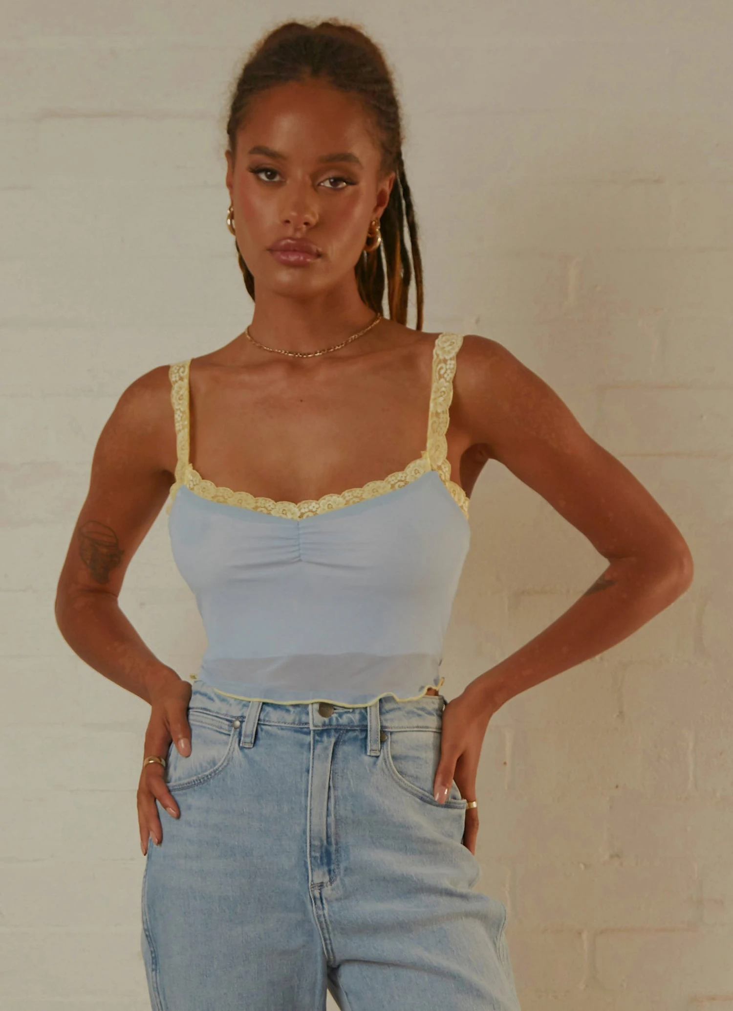 Peppermayo New & Most Loved Take It To Heart Crop Top - Powder Blue 5 Peppermayo New & Most Loved Take It To Heart Crop Top - Powder Blue