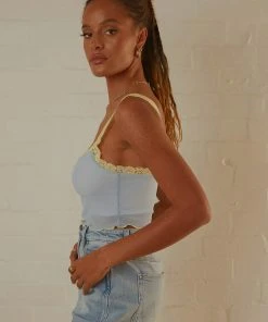 Peppermayo New & Most Loved Take It To Heart Crop Top - Powder Blue 11 Peppermayo New & Most Loved Take It To Heart Crop Top - Powder Blue