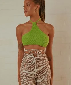 Peppermayo Alyson Crop Top - Green