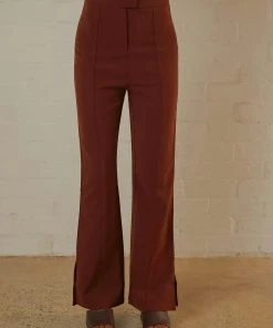 4th & Reckless Elita Trouser - Chestnut Brown New & Most Loved
