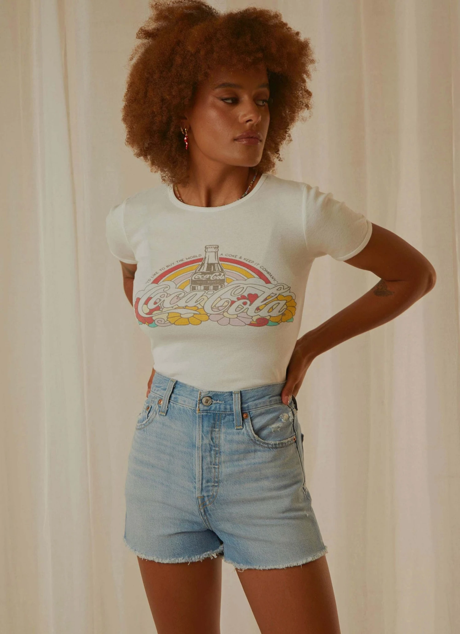 Levi's Ribcage Short - Bernal Frost New & Most Loved 5 Levi's Ribcage Short - Bernal Frost New & Most Loved