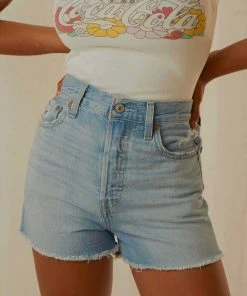 Levi's Ribcage Short - Bernal Frost New & Most Loved