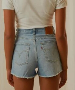 Levi's Ribcage Short - Bernal Frost New & Most Loved 11 Levi's Ribcage Short - Bernal Frost New & Most Loved