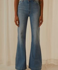 Rolla's Eastcoast Flare Jean - Karen Blue