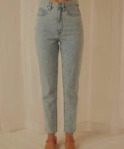 Lee High Moms Jean - Real Blue