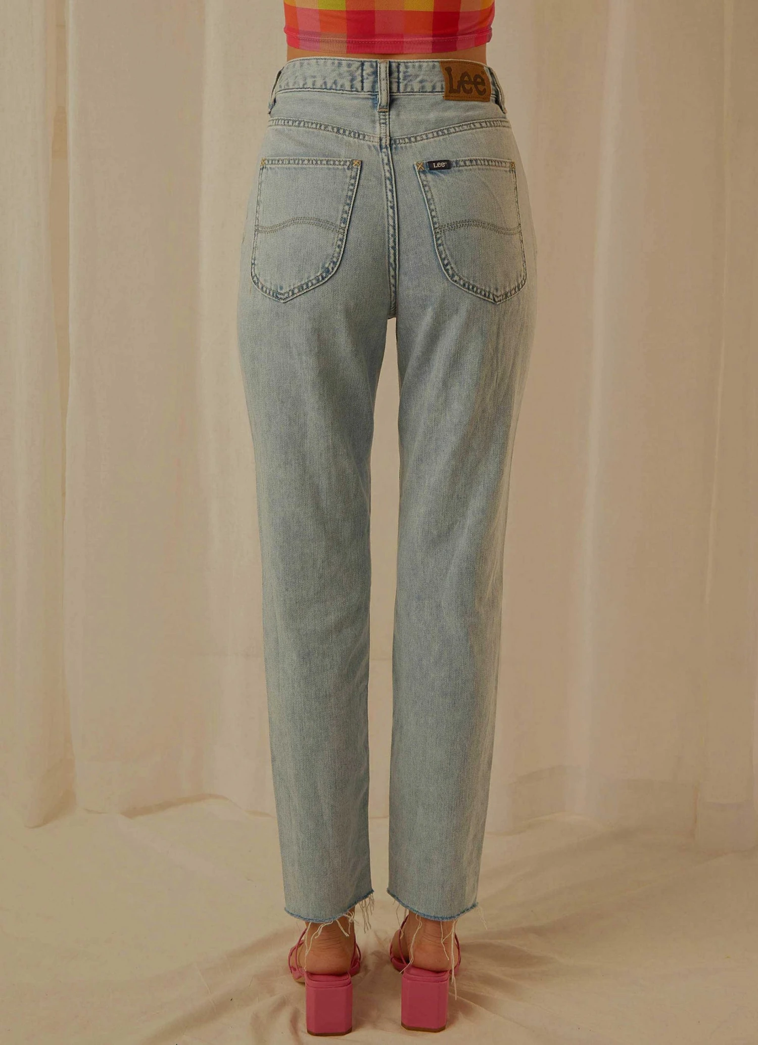 Lee High Moms Jean - Real Blue 6 Lee High Moms Jean - Real Blue