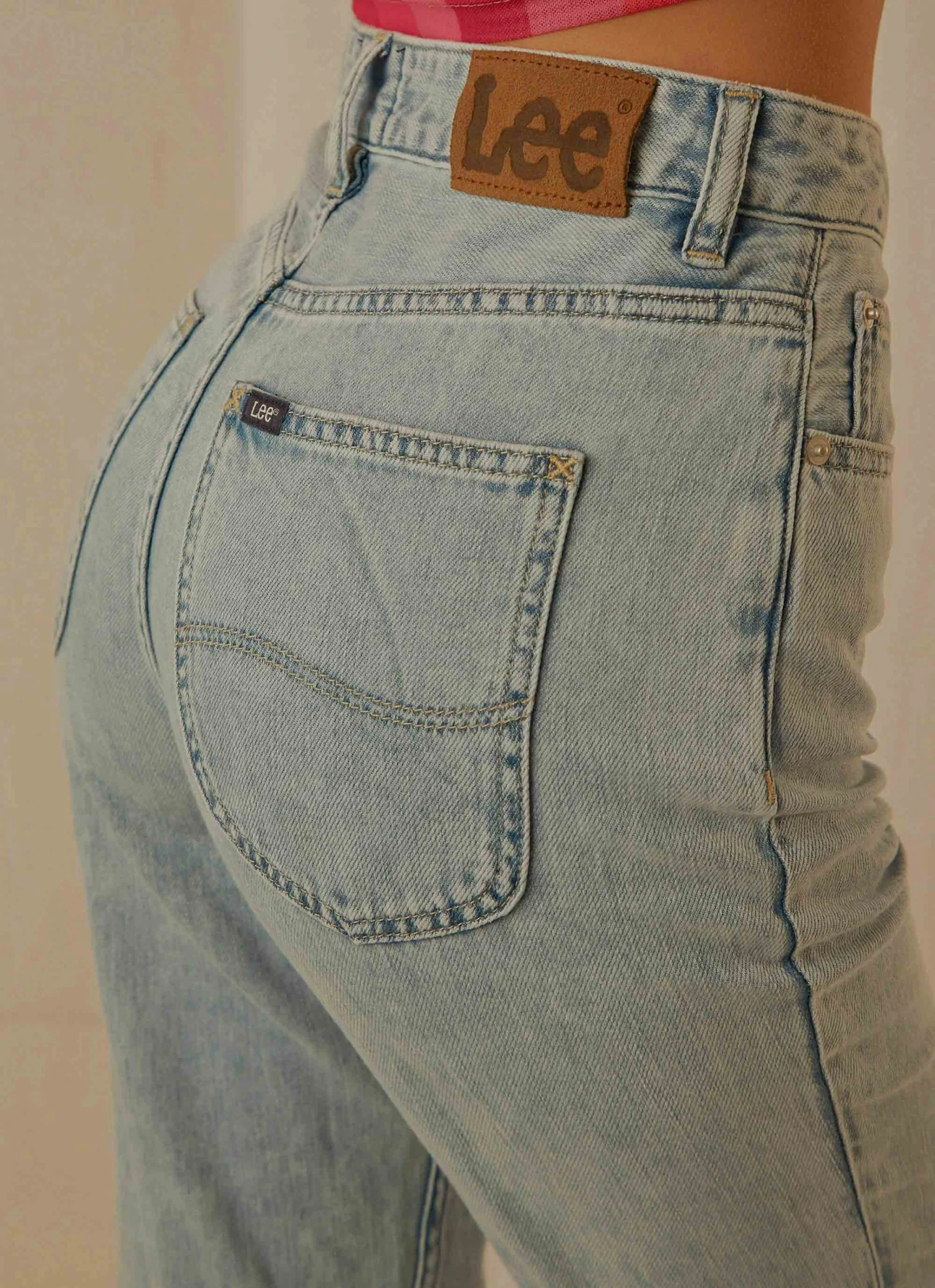 Lee High Moms Jean - Real Blue 7 Lee High Moms Jean - Real Blue