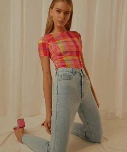 Lee High Moms Jean - Real Blue