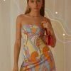 Peppermayo Exclusive Life Of The Party Tube Mini Dress - Retro Swirl - Pre-Order