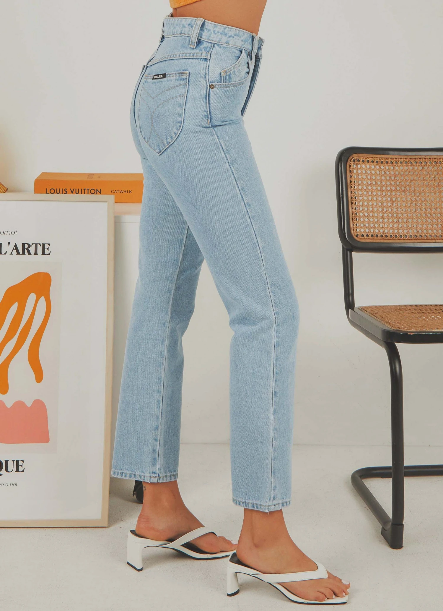 Rolla's Orginal Straight Jeans - Sunday Blue New & Most Loved 6 Rolla's Orginal Straight Jeans - Sunday Blue New & Most Loved