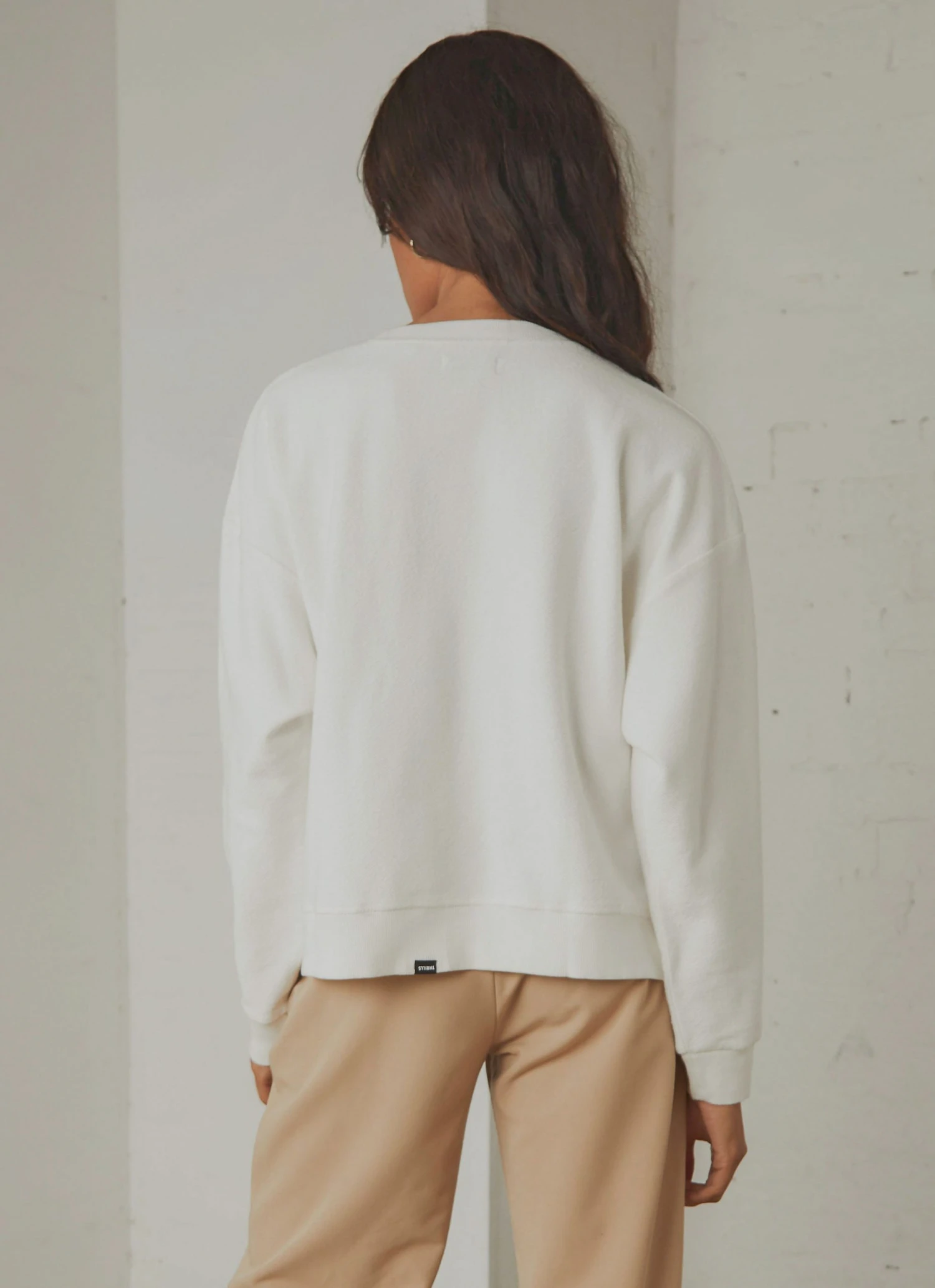 Thrills Truckin Crew - Dirty White New & Most Loved Thrills Truckin Crew - Dirty White New & Most Loved