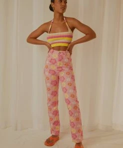 Peppermayo Exclusive Electric Avenue Pants - Hawaiian Floral
