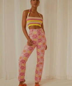 Peppermayo Exclusive Electric Avenue Pants - Hawaiian Floral