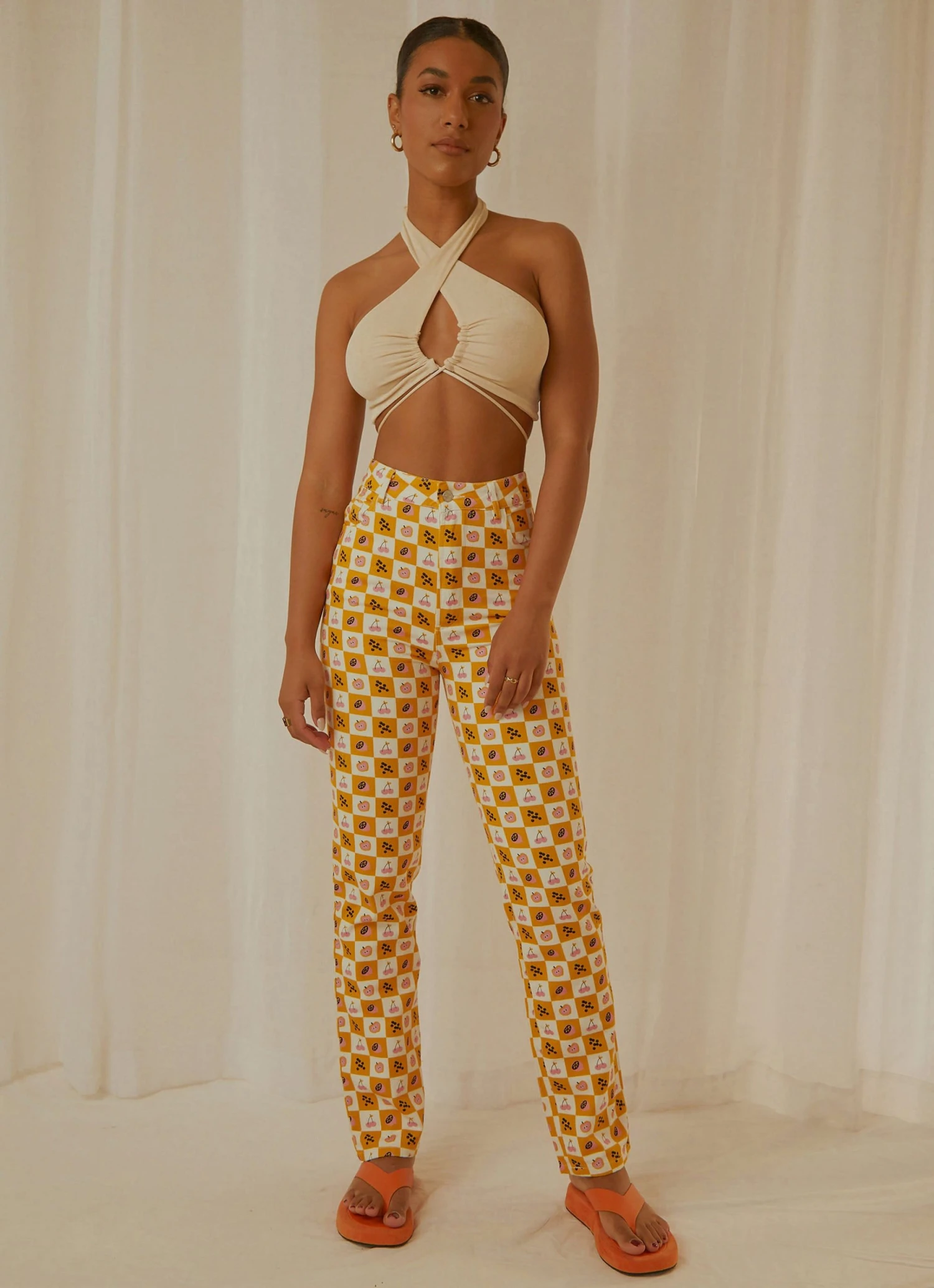 Peppermayo Exclusive Harlow Crop Top - Ivory New & Most Loved 5 Peppermayo Exclusive Harlow Crop Top - Ivory New & Most Loved