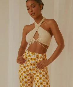 Peppermayo Exclusive Harlow Crop Top - Ivory New & Most Loved 10 Peppermayo Exclusive Harlow Crop Top - Ivory New & Most Loved