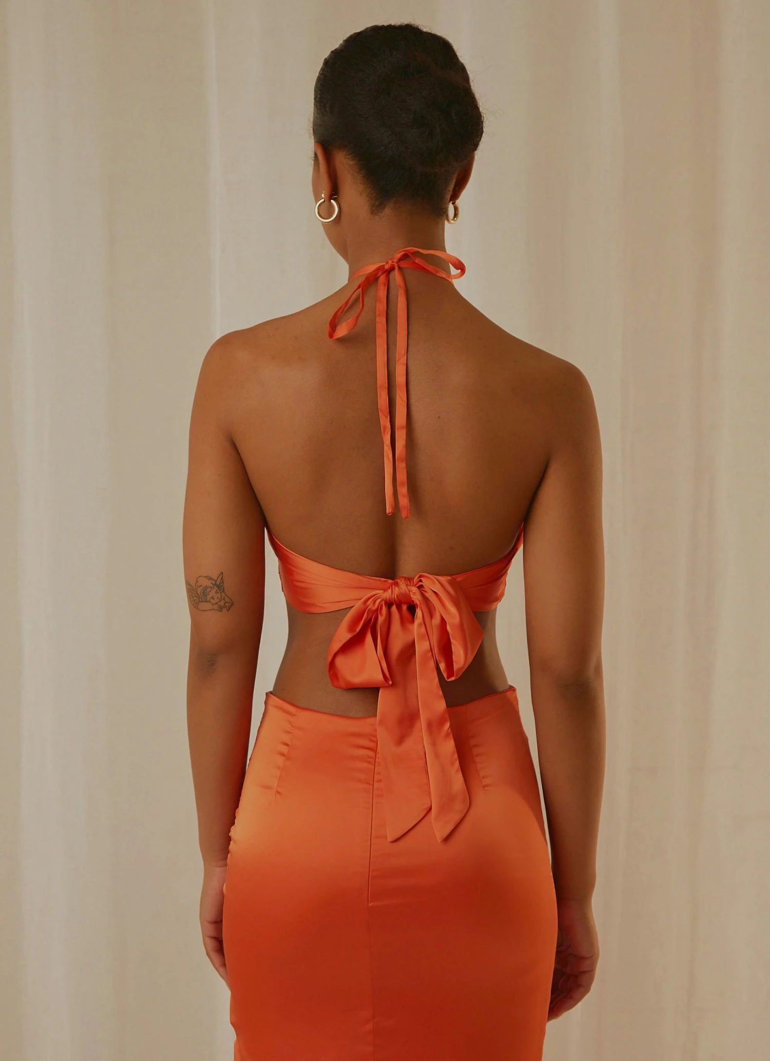 Peppermayo Exclusive New & Most Loved Summer Evenings Halter Top - Orange Peppermayo Exclusive New & Most Loved Summer Evenings Halter Top - Orange