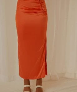 Peppermayo Exclusive Monaco Maxi Skirt - Orange New & Most Loved 9 Peppermayo Exclusive Monaco Maxi Skirt - Orange New & Most Loved