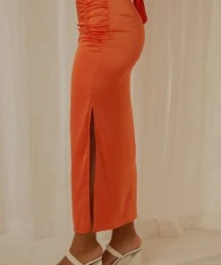 Peppermayo Exclusive Monaco Maxi Skirt - Orange New & Most Loved 10 Peppermayo Exclusive Monaco Maxi Skirt - Orange New & Most Loved
