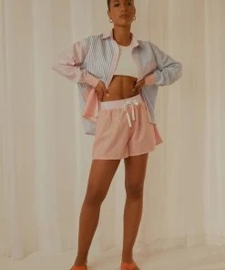 Peppermayo Exclusive Hideaway Stripe Shorts - Sherbert Stripe 8 Peppermayo Exclusive Hideaway Stripe Shorts - Sherbert Stripe