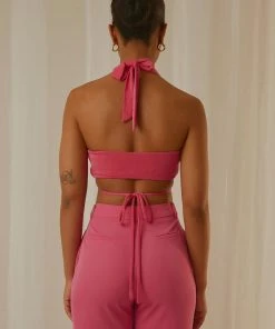 Peppermayo Exclusive Harlow Crop Top - Pink 11 Peppermayo Exclusive Harlow Crop Top - Pink