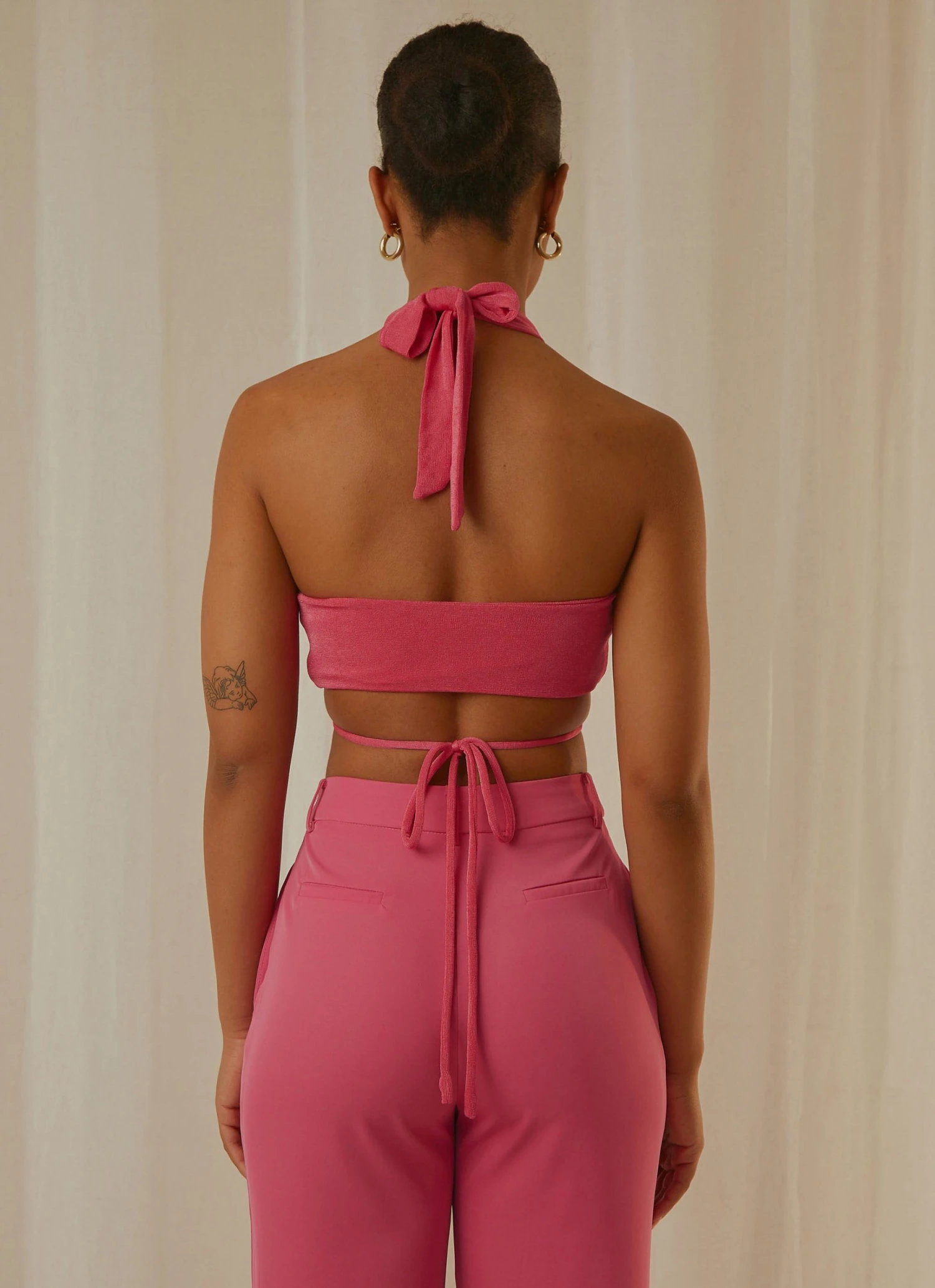 Peppermayo Exclusive Harlow Crop Top - Pink 7 Peppermayo Exclusive Harlow Crop Top - Pink