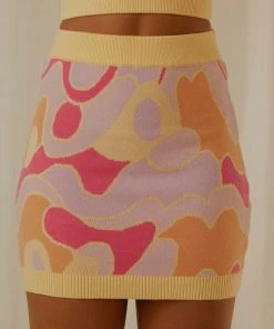 Peppermayo Exclusive New Dreams Knit Skirt - Psychedelic 9 Peppermayo Exclusive New Dreams Knit Skirt - Psychedelic