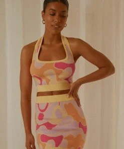 Peppermayo Exclusive New Dreams Knit Skirt - Psychedelic