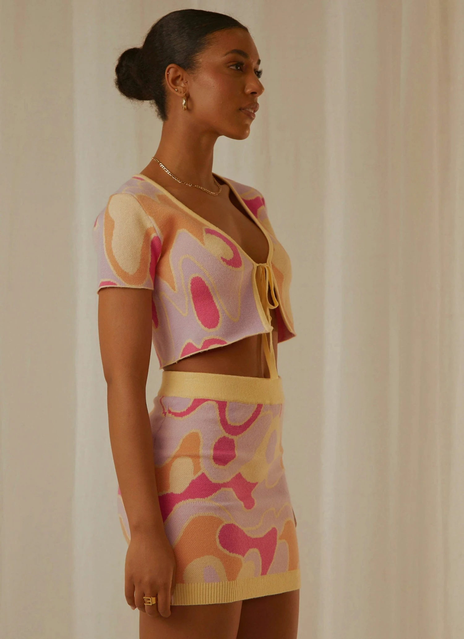 Peppermayo Exclusive New & Most Loved On The Record Knit Tie Top - Psychedelic 6 Peppermayo Exclusive New & Most Loved On The Record Knit Tie Top - Psychedelic