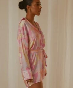 Peppermayo Exclusive Faye Mini Shirt Dress - Psychedelic New & Most Loved