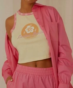 Peppermayo Exclusive New & Most Loved Lankai Traveller Crop - Butter